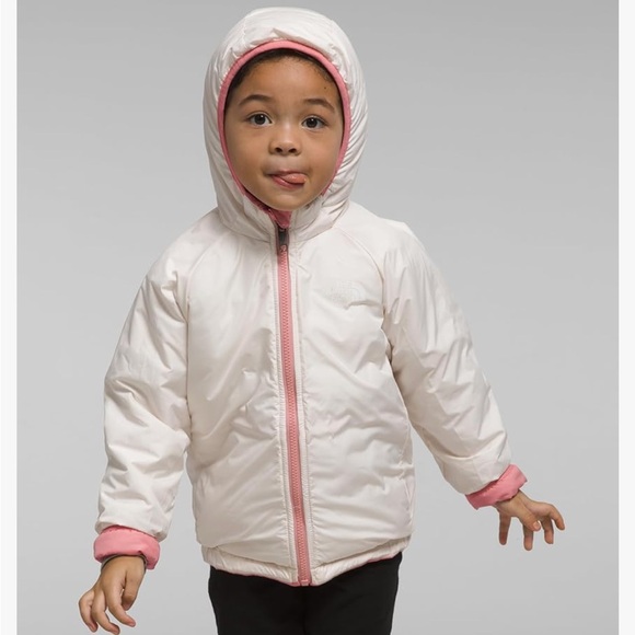 The North Face Toddler Reversible Perrito Hooded Coat Shady Rose - Picture 3 of 15